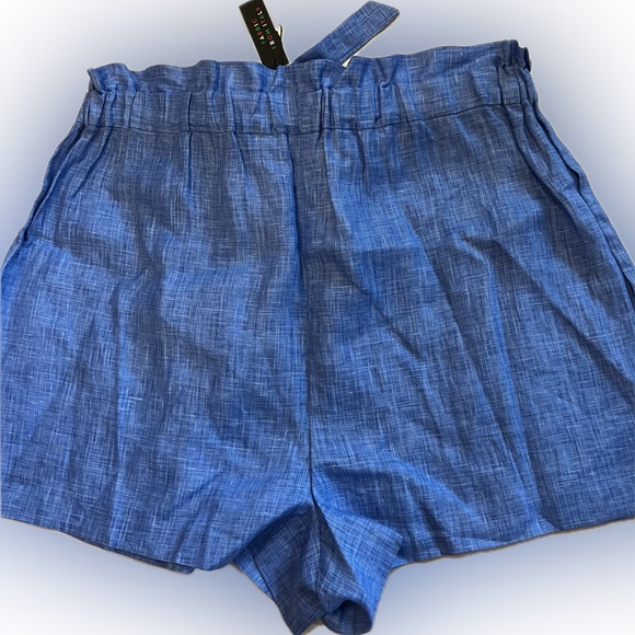 The Milly Italian Linen Gathered Kori Short - NWT - Picture 8 of 13